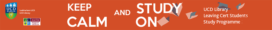 Leaving Cert Study Programme banner 2020